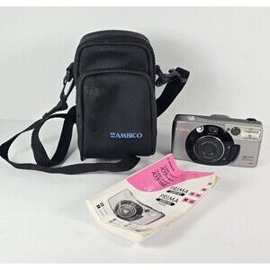 Canon Sure Shot 105 Zoom 35mm Point And Shoot Film Camera WORKS